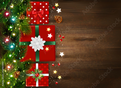 Christmas Realistic Background