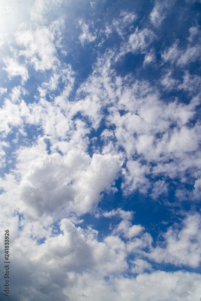 Clouds against blue sky as abstract background Clouds against blue sky as abstract background