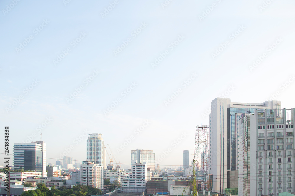Beautiful view of the skyscrapers of Bangkok, Thailand Beautiful view of the skyscrapers of Bangkok, Thailand