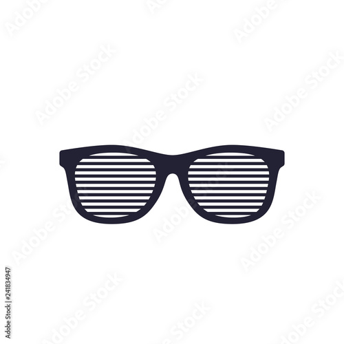 shutter sunglasses, shades isolated on white
