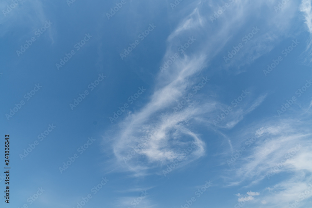 Blue sky with tender cloudscape. Blue sky with tender cloudscape.