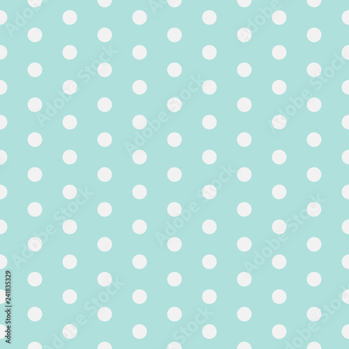 Baby background. Polka dot pattern. Vector illustration with small circles. Dotted background.