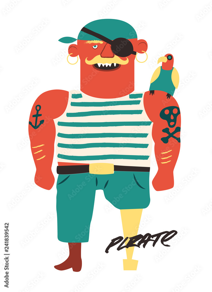 Tshirt Print Design Pirate Stock Illustration - Download Image Now -  Adventure, Art, Baby - Human Age - iStock
