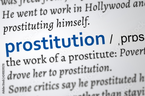 prostitution word definition photo