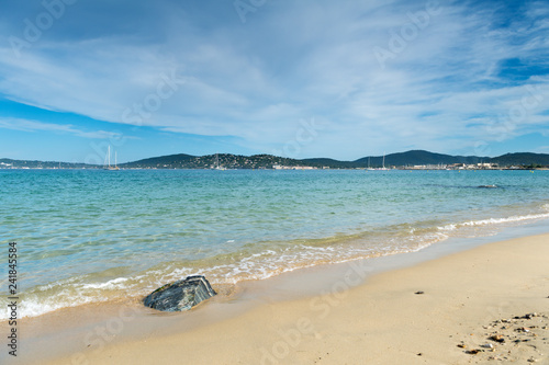 Canvastavla coast near port grimaud, south france
