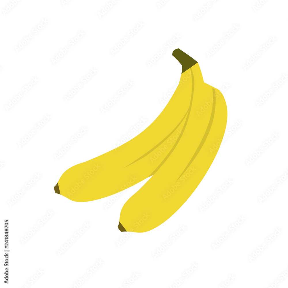 Banana icon on white background for graphic and web design, Modern simple  vector sign. Internet concept. Trendy symbol for website design web button  or mobile app Stock-Vektorgrafik | Adobe Stock