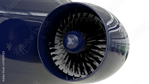 Wallpaper Mural Turbo-jet engine of the plane Torontodigital.ca