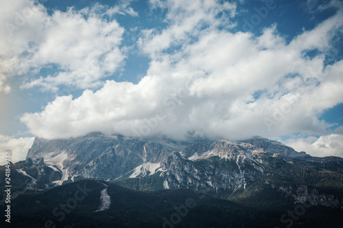 Rocky Mountain Range in Clouds © andrii_popovych