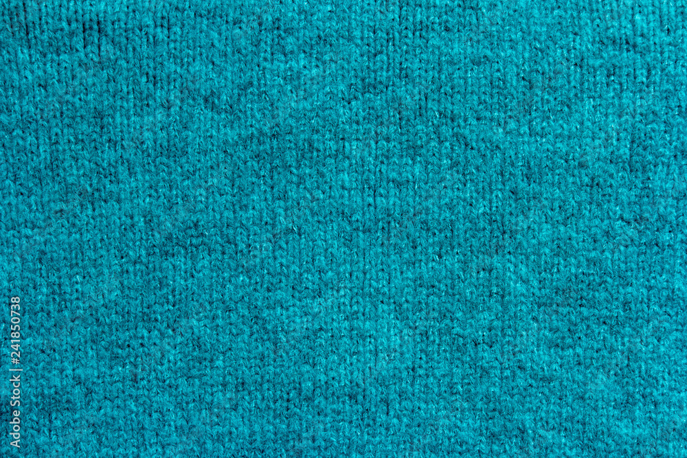 blue knitting wool texture background. blue knitting wool texture background.