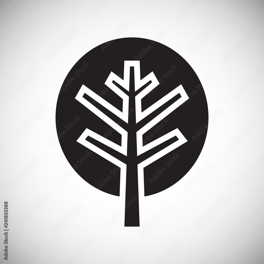 Tree icon on white background for graphic and web design, Modern simple vector sign. Internet concept. Trendy symbol for website design web button or mobile app Tree icon on white background for graphic and web design, Modern simple vector sign. Internet concept. Trendy symbol for website design web button or mobile app