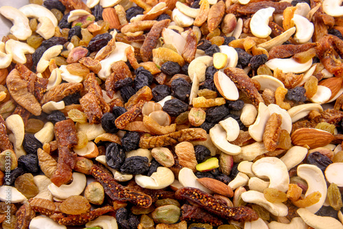 mix dry fruits in bowl