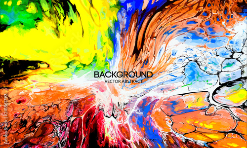Modern design.Abstract texture splash explosion of colorful bright liquid neon acrylic paints.Art design presentations,prints,wallpapers,flyers,cards,screensavers,paintings,websites,packaging,cover.