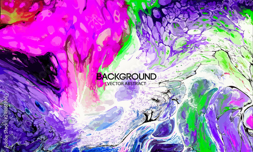 Modern design.Abstract texture splash explosion of colorful bright liquid neon acrylic paints.Art design presentations,prints,wallpapers,flyers,cards,screensavers,paintings,websites,packaging,cover.