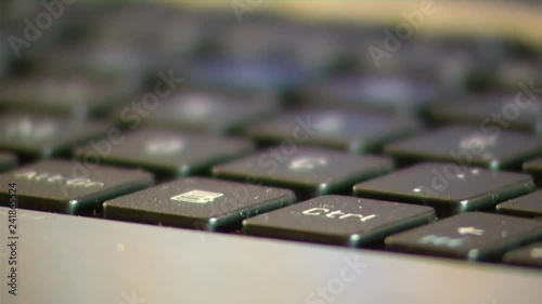 keyboard keys close-up  