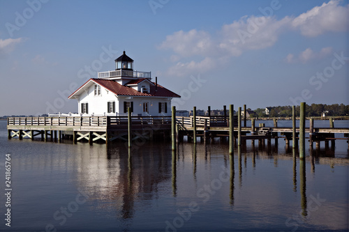 Roanoke Island Lighthouse - Atlantic Coast of North Carolina © Gary