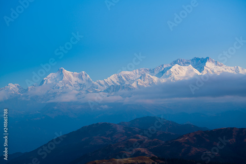 Kangchenjunga mount landscape photo