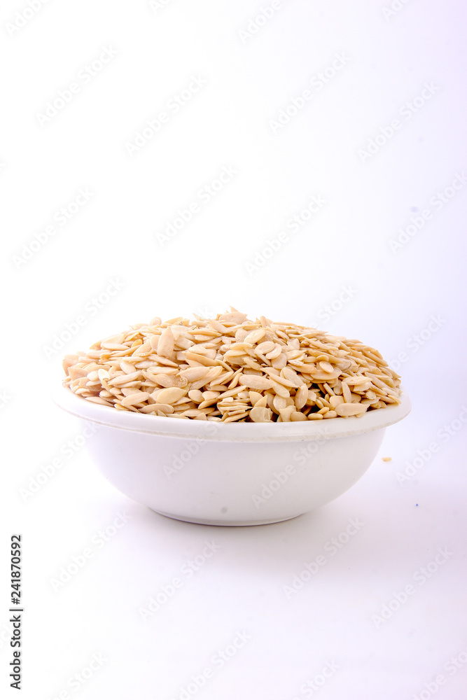 pumpkin seeds in bowl pumpkin seeds in bowl