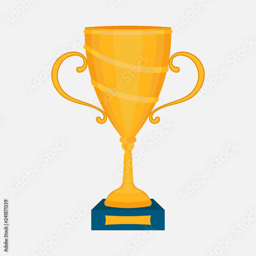 Gold Cup, the award winner, first place in the competition