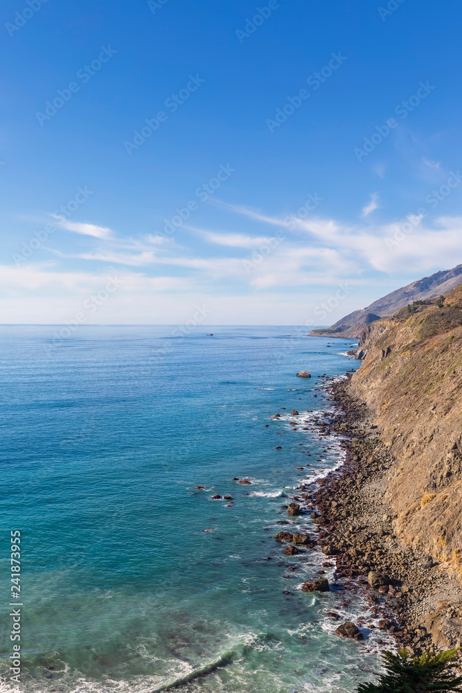 Rocky Coastline from High Viewpoint