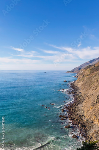 Rocky Coastline from High Viewpoint