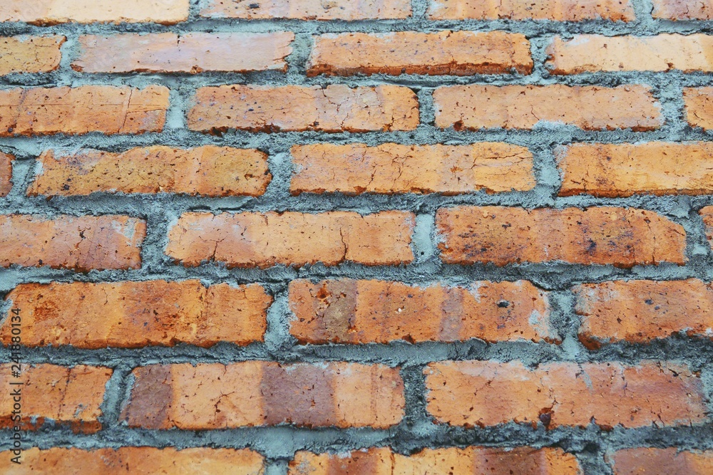 Fototapeta premium Abstract Background wall texture old red brown brick wall