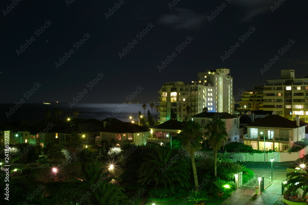 Fototapeta premium Cape Town at night