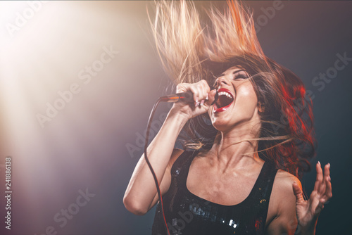 Singer Live on Stage