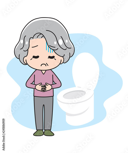 Granny with abdominal pain