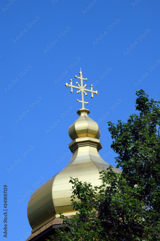 Gold Finial on Monastery