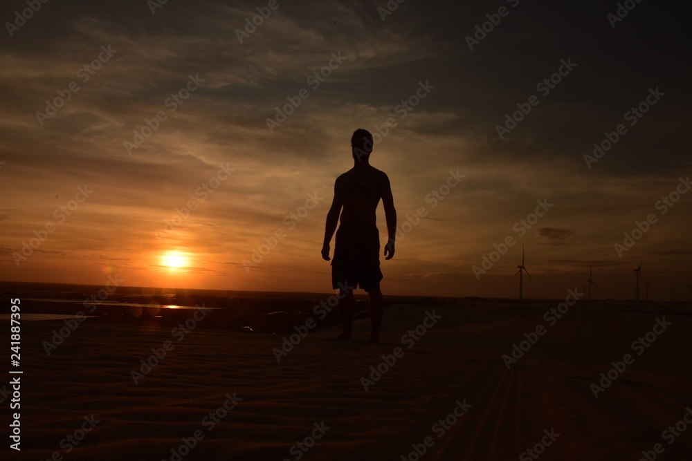 Fototapeta premium sunset lakes 