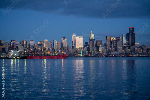 Evening Seattle Skyline 2
