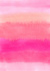 Fotobehang Ombre Regenboog aquarel ombre strepen verloop  © wrongorright