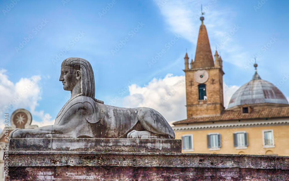 sphinx statue in rome italy