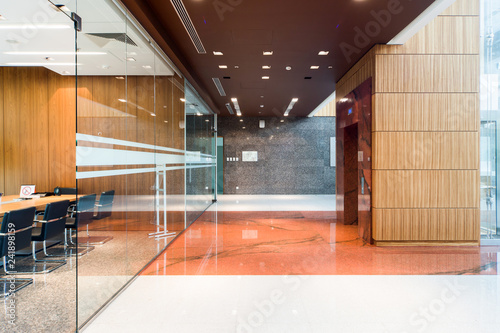 modern office lobby hall interior