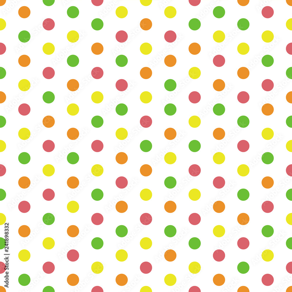 pink and green polka dots background