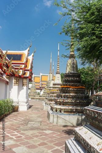 wat pho buddhist temple in Bangkok, Thailand