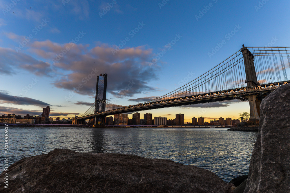 Manhattan Bridge from Brooklyn - New York