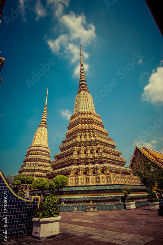 Wat Phra Chetupon Vimolmangklararm (Wat Pho) temple in Thailand photo