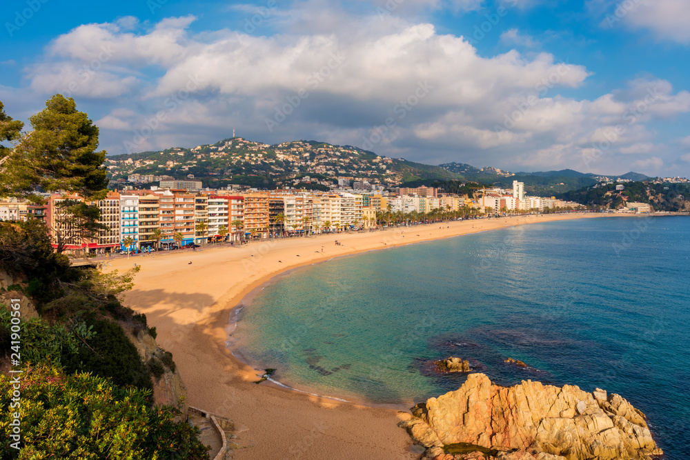 Fototapeta premium View on Lloret de Mar Spain