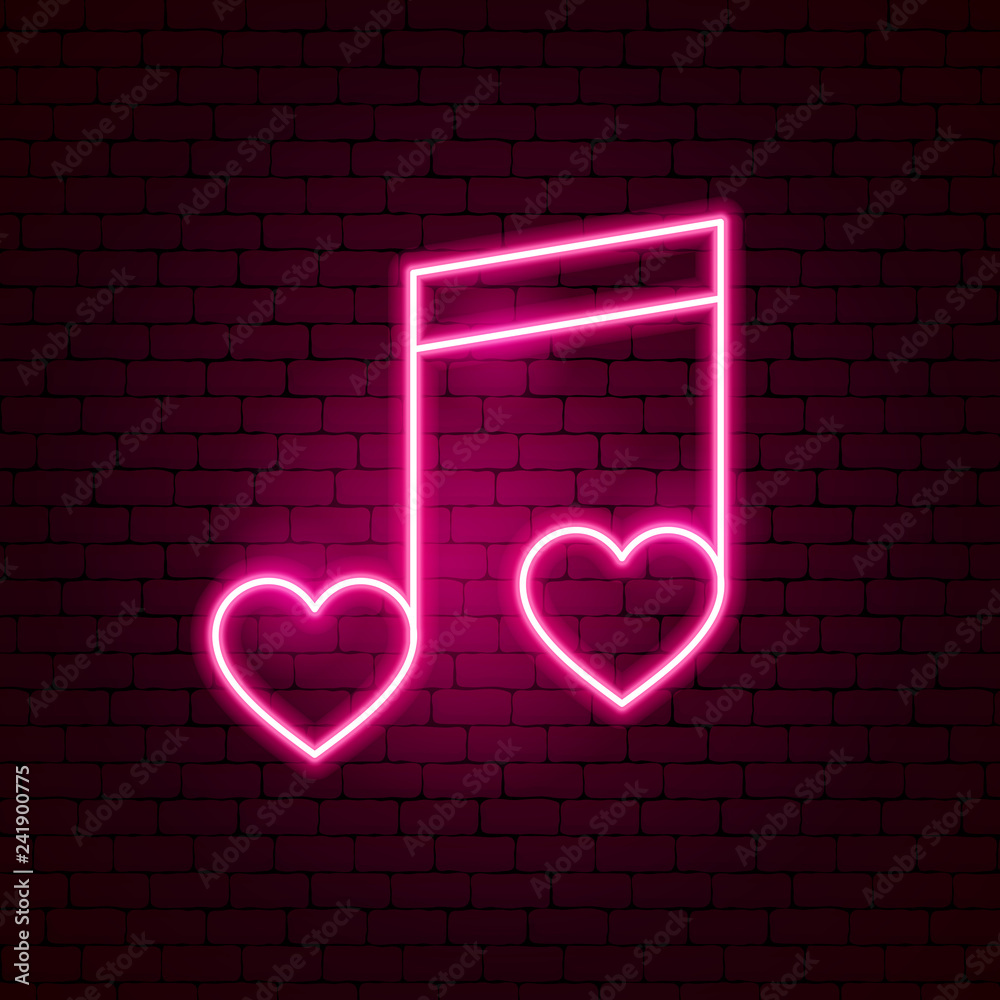 Love Music Neon Sign