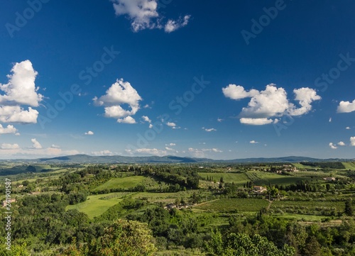 Bellissimo panorama delle Crete Senesi in Toscana  Italia