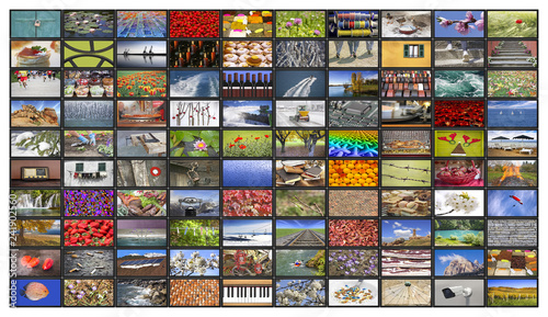 Big multimedia video and image walls