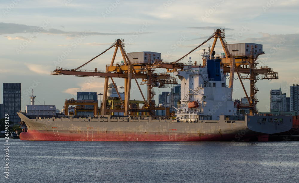 Loading Container Ship Loading Container Ship