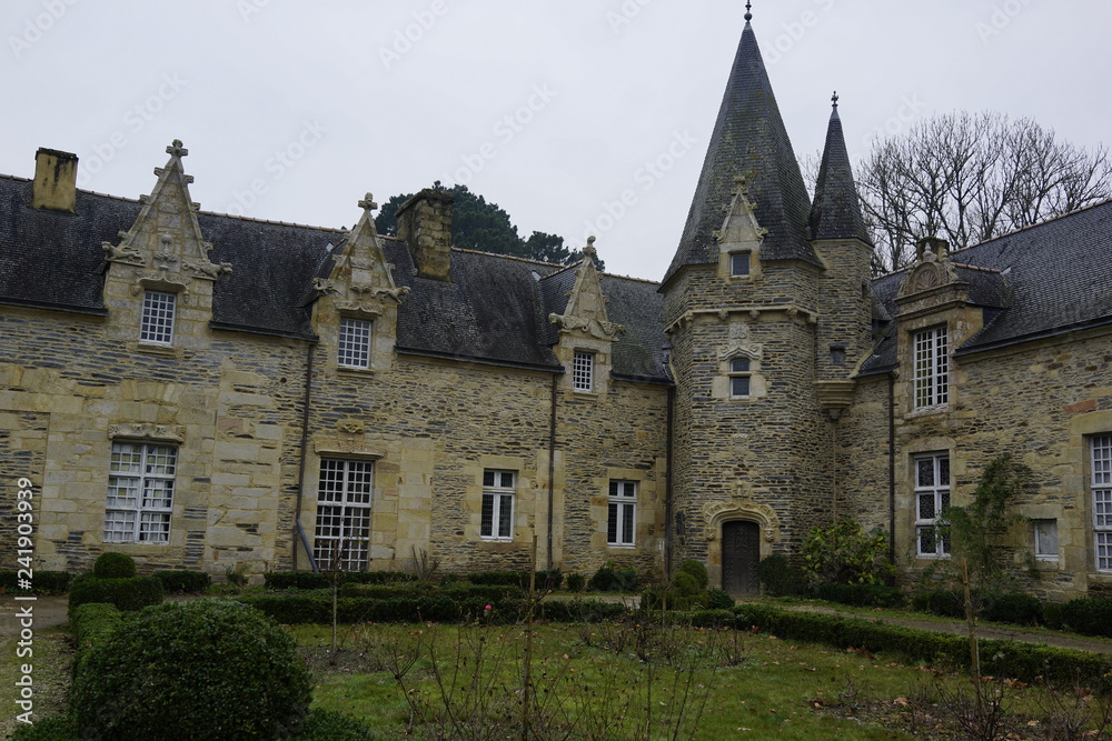 Rochefort-en-Terre. Beautiful village of Brittany's . France Rochefort-en-Terre. Beautiful village of Brittany's . France