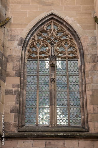 Big window of an old historical building