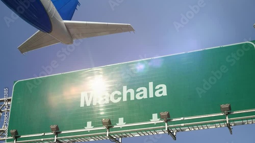 Airplane Take off Machala photo