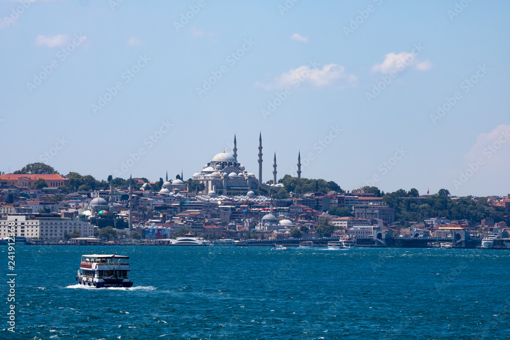 view of istanbul from bosphorus