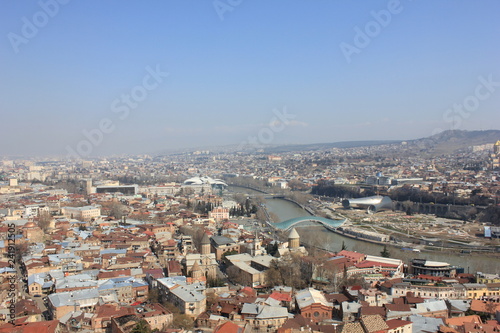 Fototapeta Naklejka Na Ścianę i Meble -  Panoramic view of Tbilisi