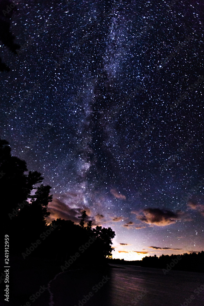 night sky with clouds and stars night sky with clouds and stars