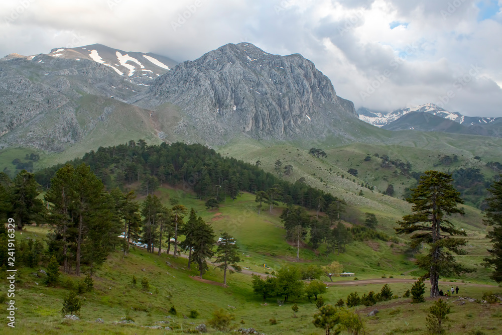 Travel concept photo. Dedegul (Dedegol) Mountain. Isparta / Turkey